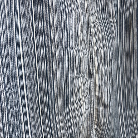 5/$25 Ricki’s Striped Blue Denim Skirt Womens 32 Vintage Western Cowgirl Rodeo - Picture 6 of 9